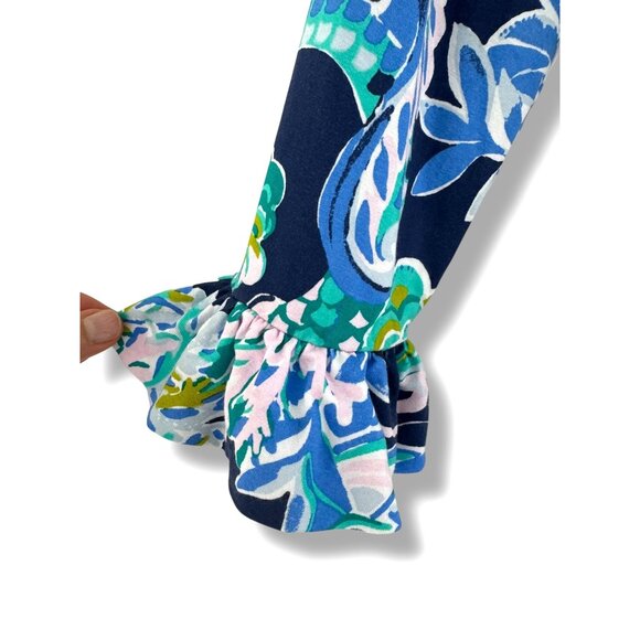 Lilly Pulitzer Sophie Ruffle Dress UPF‎ 50 in Sirens and Spirits Size XS Shift - Picture 4 of 7